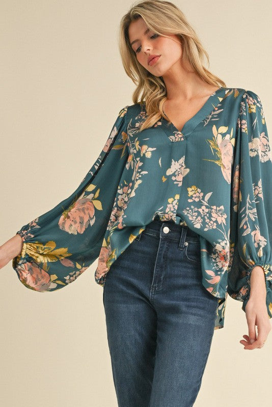 "Ariel" Floral Blouse