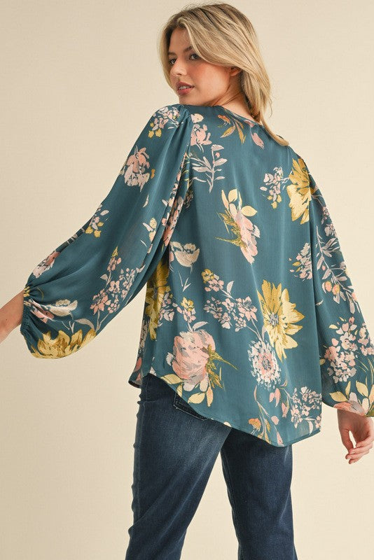 "Ariel" Floral Blouse