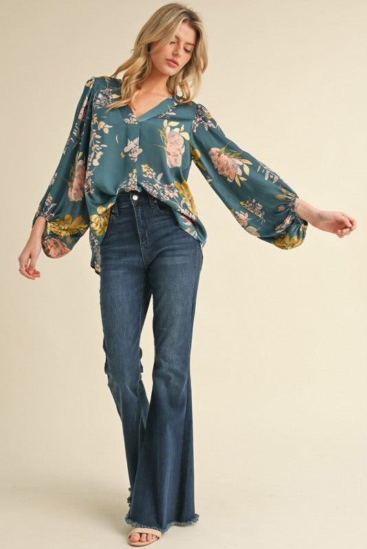 "Ariel" Floral Blouse