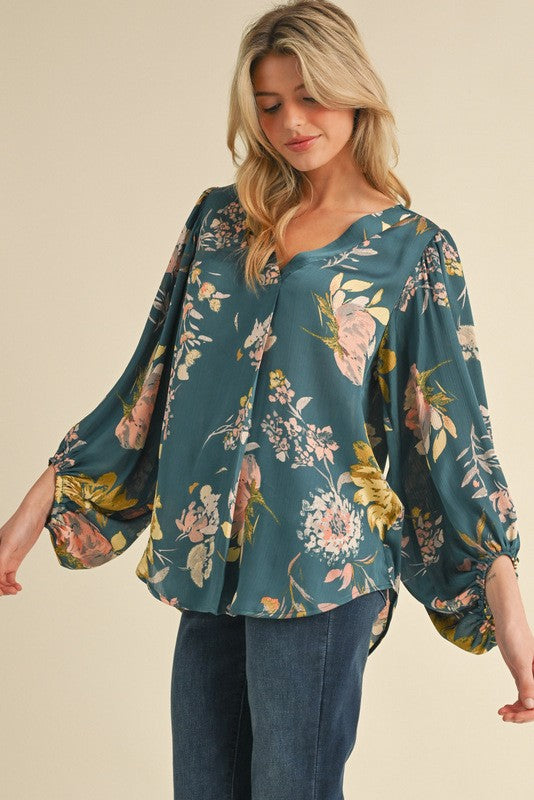 "Ariel" Floral Blouse