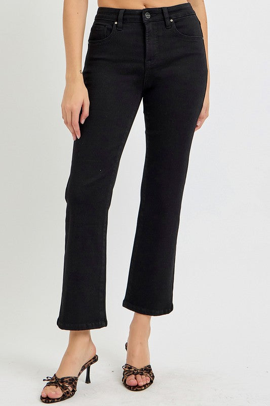 "Noa" Tummy Control Black Jeans - The Katie Grace Boutique