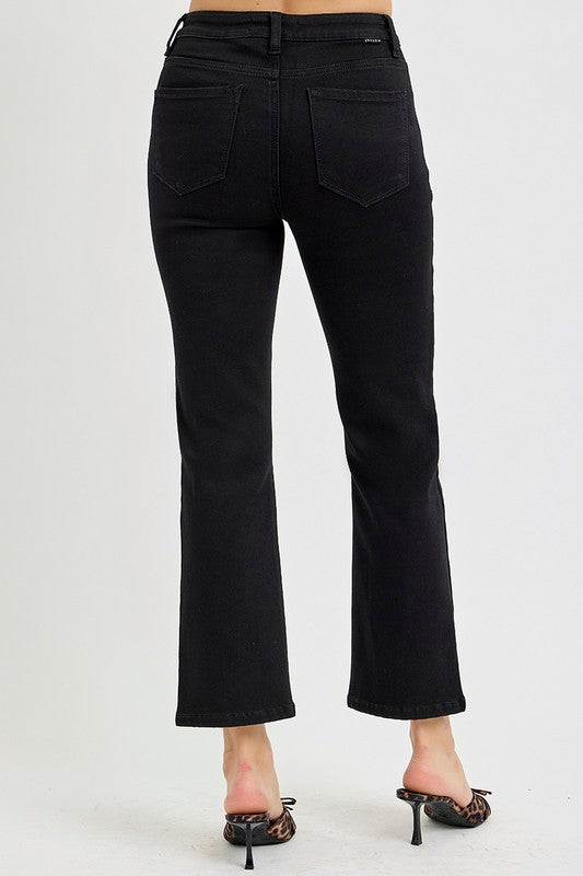 "Noa" Tummy Control Black Jeans - The Katie Grace Boutique