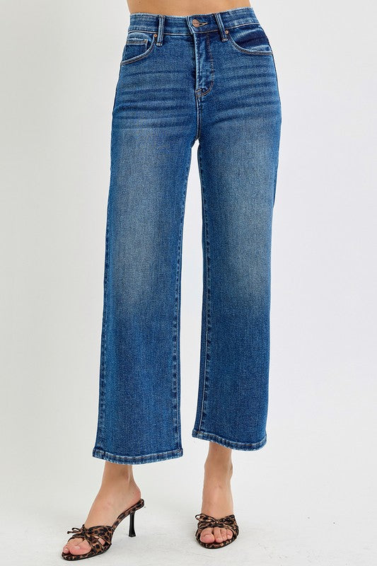 "Daniella" Wide Leg Jeans - The Katie Grace Boutique