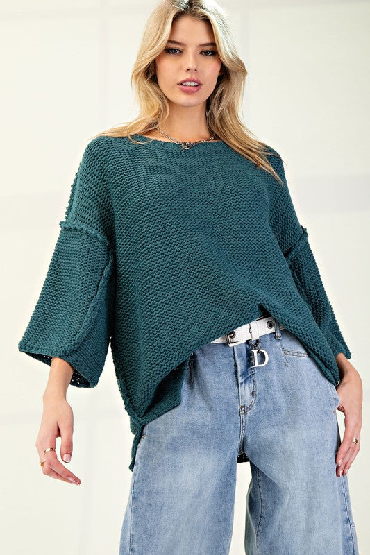 "Alaina" Chunky Knit Sweater, 3 colors - The Katie Grace Boutique