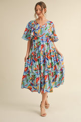 "Jasmine" Midi Dress - The Katie Grace Boutique