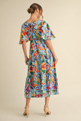 "Jasmine" Midi Dress - The Katie Grace Boutique
