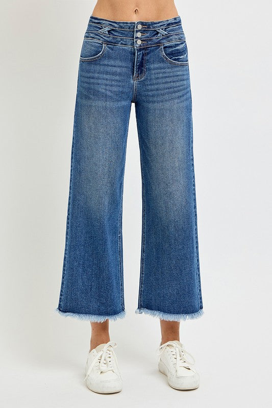 "Deidre" Cropped Jeans - The Katie Grace Boutique