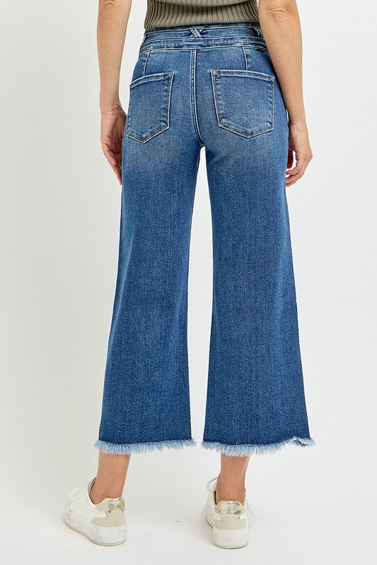 "Deidre" Cropped Jeans - The Katie Grace Boutique