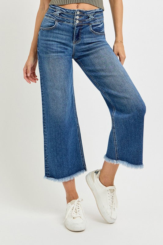 "Deidre" Cropped Jeans - The Katie Grace Boutique