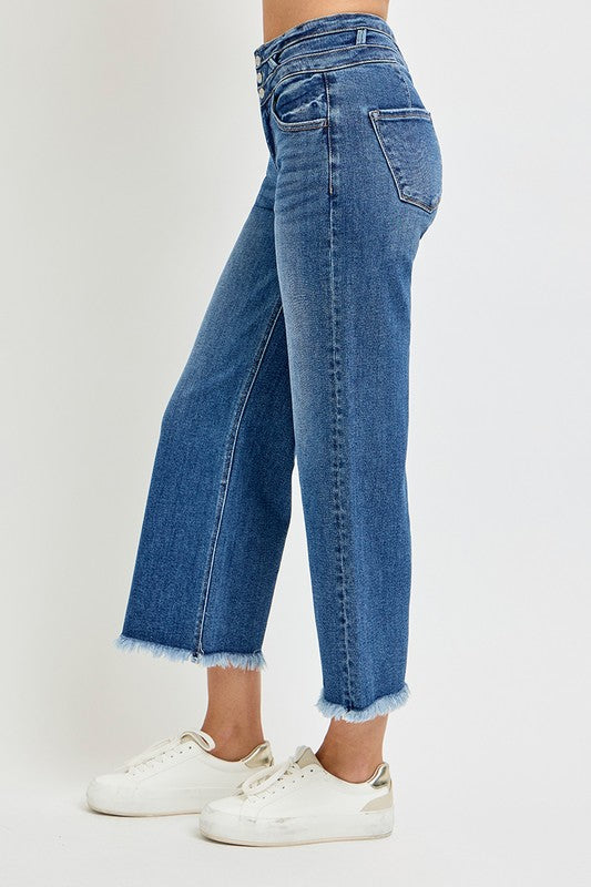 "Deidre" Cropped Jeans - The Katie Grace Boutique