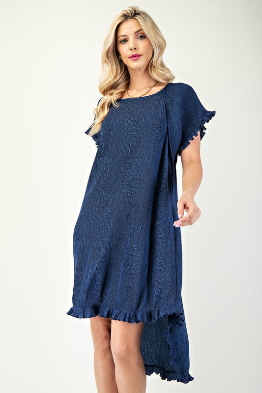 "Leisha" Textured Dress, 4 colors - The Katie Grace Boutique