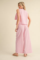 "Mollie" Seersucker Matching Set - The Katie Grace Boutique