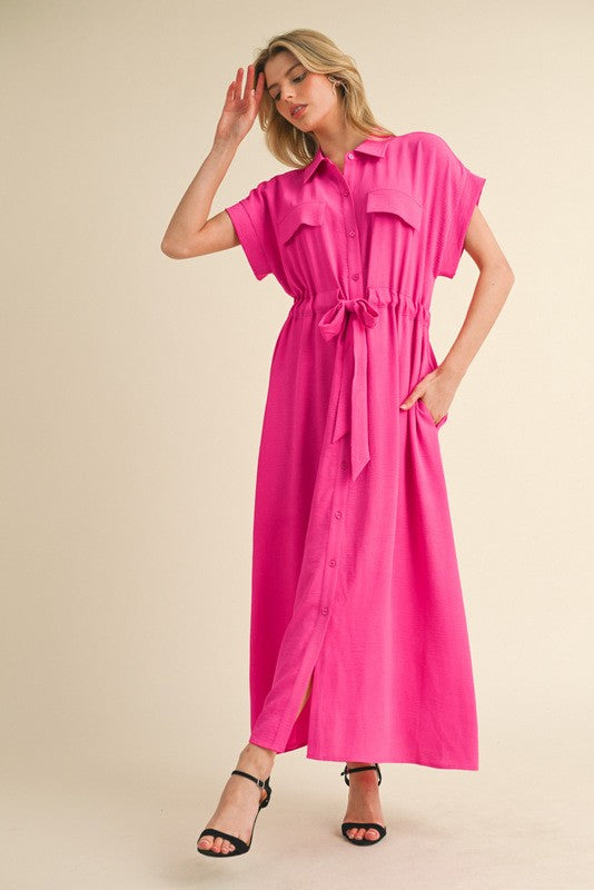 "Tiffani" Button Down Dress