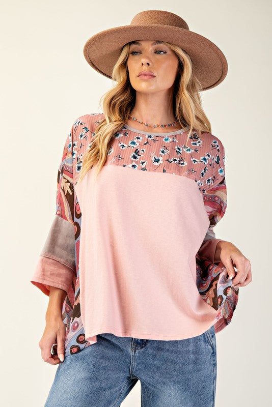 "Rosalie" Mix Match Top - The Katie Grace Boutique