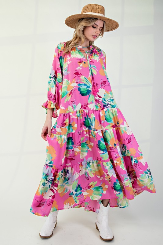 "Deidre" Floral Dress