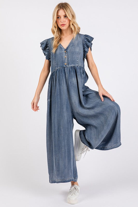 "Melanie" Tencel Jumpsuit