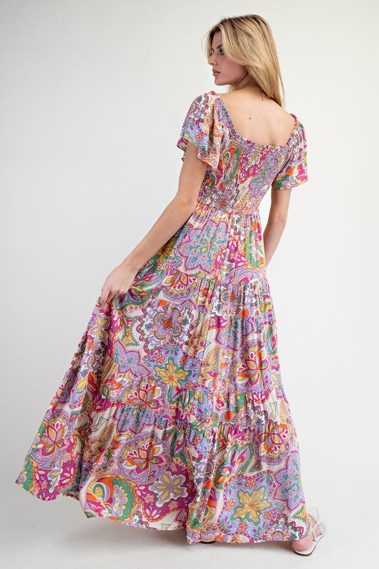 "Ivonne" Maxi Dress - The Katie Grace Boutique