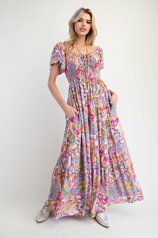 "Ivonne" Maxi Dress - The Katie Grace Boutique