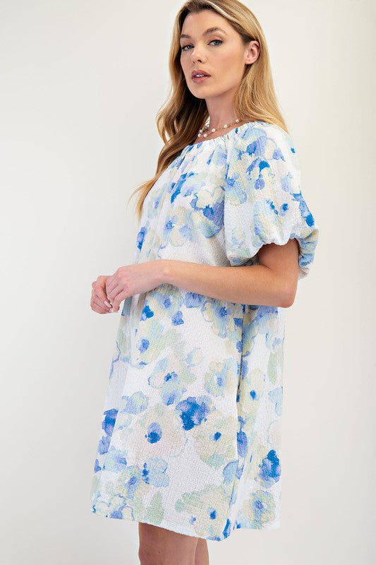 "Bonnie" Floral Dress - The Katie Grace Boutique