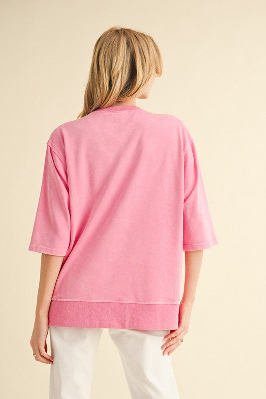 "Kylie" Applique Pullover - The Katie Grace Boutique
