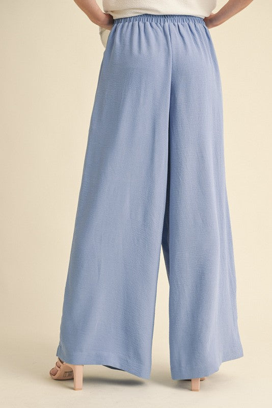 "Jessica" Wide Leg Darted Pants, 2 colors - The Katie Grace Boutique