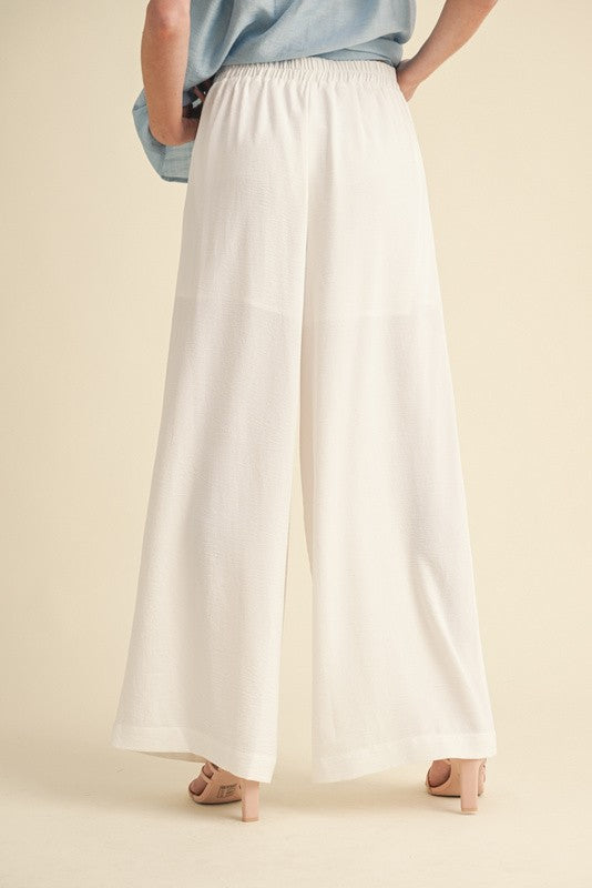 "Jessica" Wide Leg Darted Pants, 2 colors - The Katie Grace Boutique