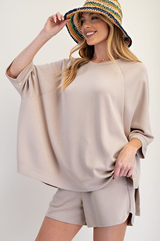 "Jilly" Matching Separates, Mocha - The Katie Grace Boutique