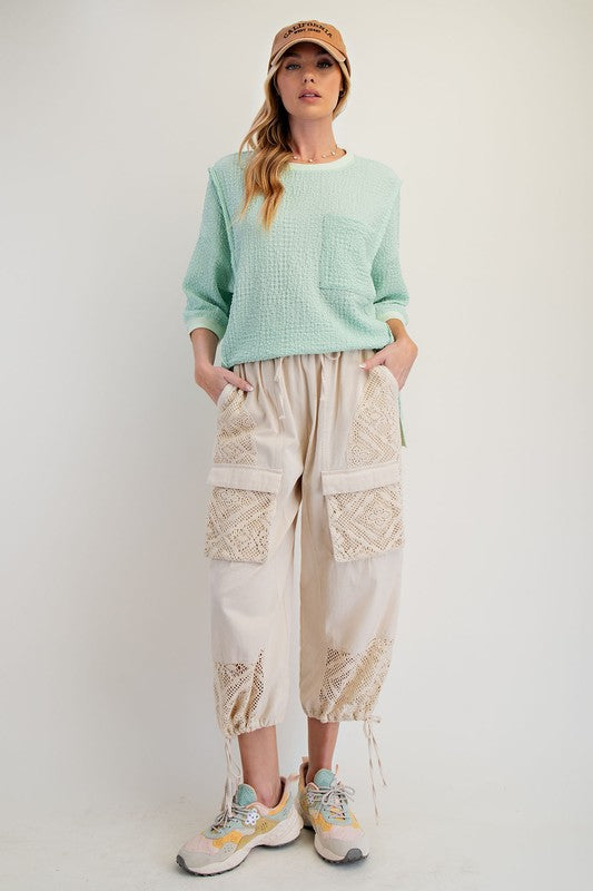 Now in Plus! "Lucy" Textured Pullover, 3 colors - The Katie Grace Boutique