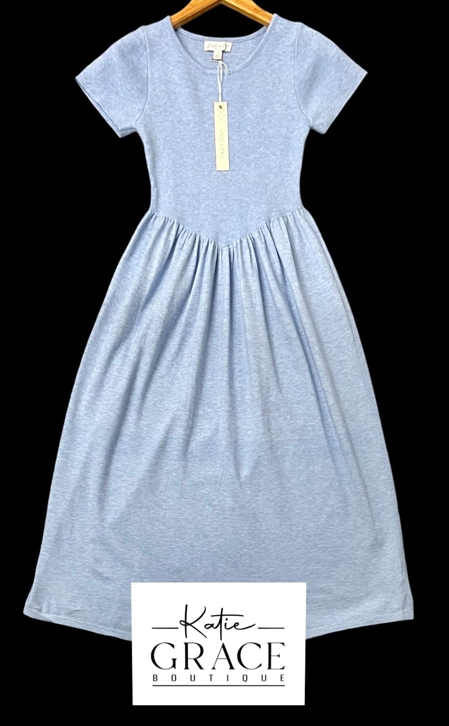 "Sophia" Soft Knit Dress, 2 colors - The Katie Grace Boutique