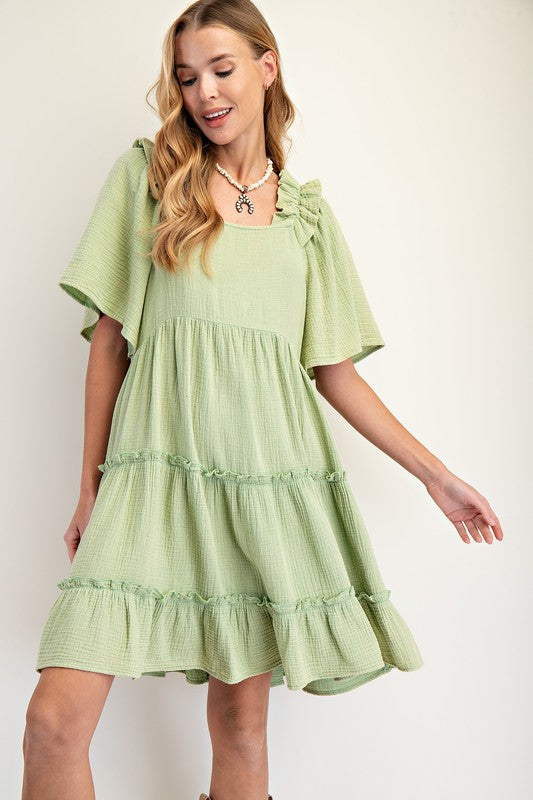 "Nichole" Cotton Dress, 3 colors - The Katie Grace Boutique