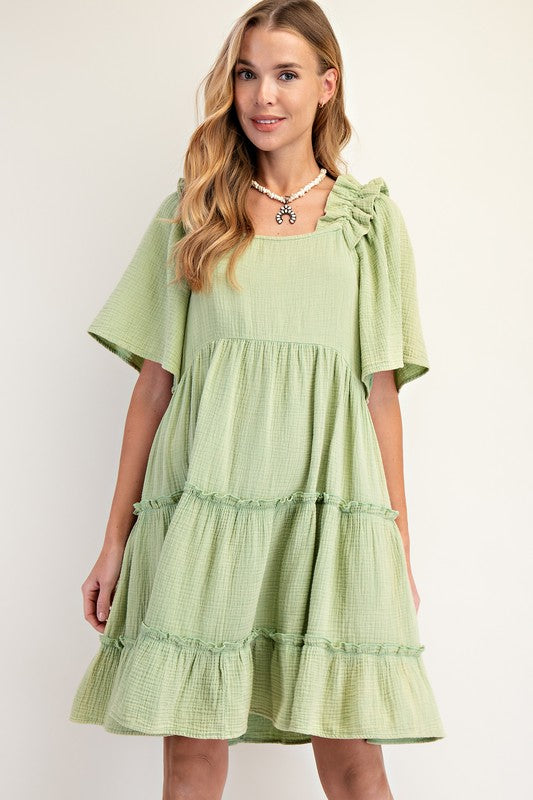 "Nichole" Cotton Dress, 3 colors - The Katie Grace Boutique