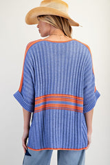 "Cassidy" Short Sleeve Sweater, 2 colors - The Katie Grace Boutique
