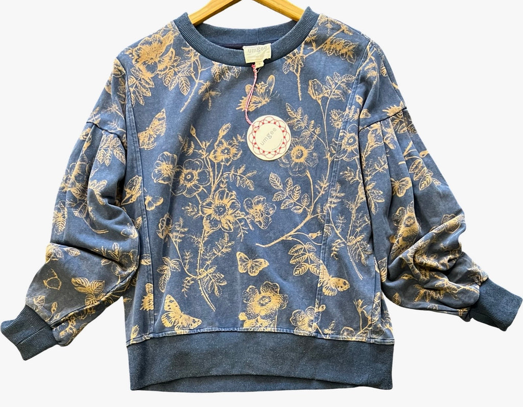 "Eliana" Mineral Washed Pullover - The Katie Grace Boutique