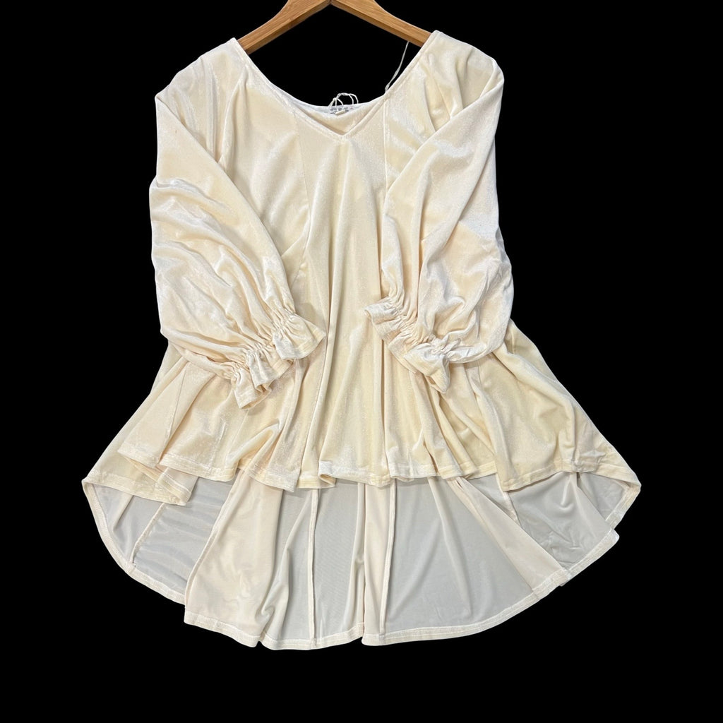 "Marlow" Velvet Blouse - The Katie Grace Boutique