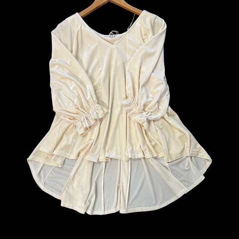 "Marlow" Velvet Blouse - The Katie Grace Boutique