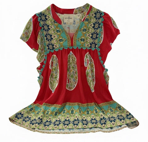 "Krissy" Paisley Print Top - The Katie Grace Boutique