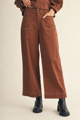 "Reese" Pants with Stichting, 3 colors