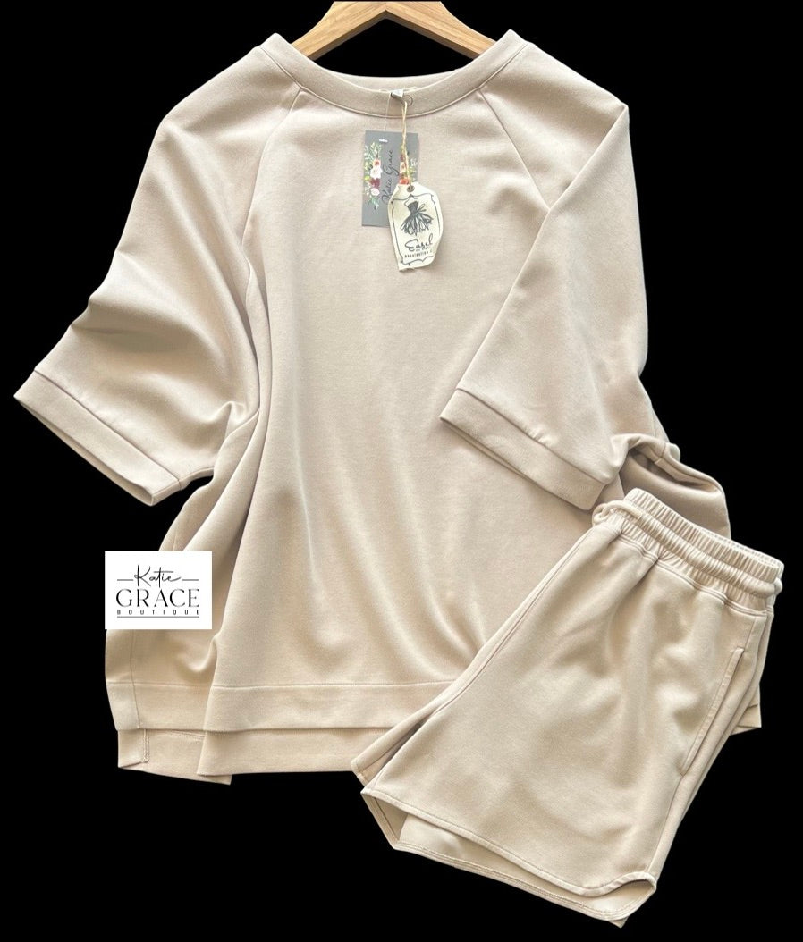 "Jilly" Matching Separates, Mocha - The Katie Grace Boutique
