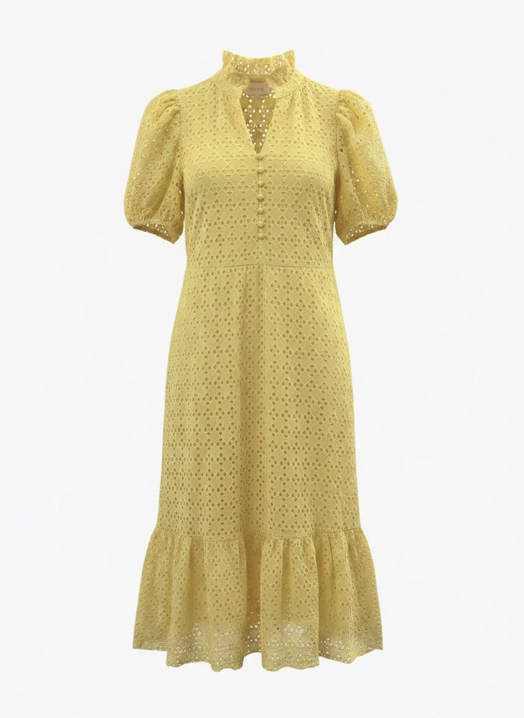 "Marigold" Eyelet Midi Dress - The Katie Grace Boutique