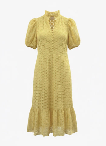 "Marigold" Eyelet Midi Dress - The Katie Grace Boutique