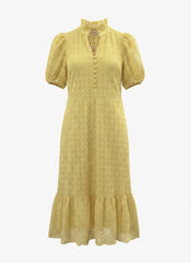 "Marigold" Eyelet Midi Dress - The Katie Grace Boutique