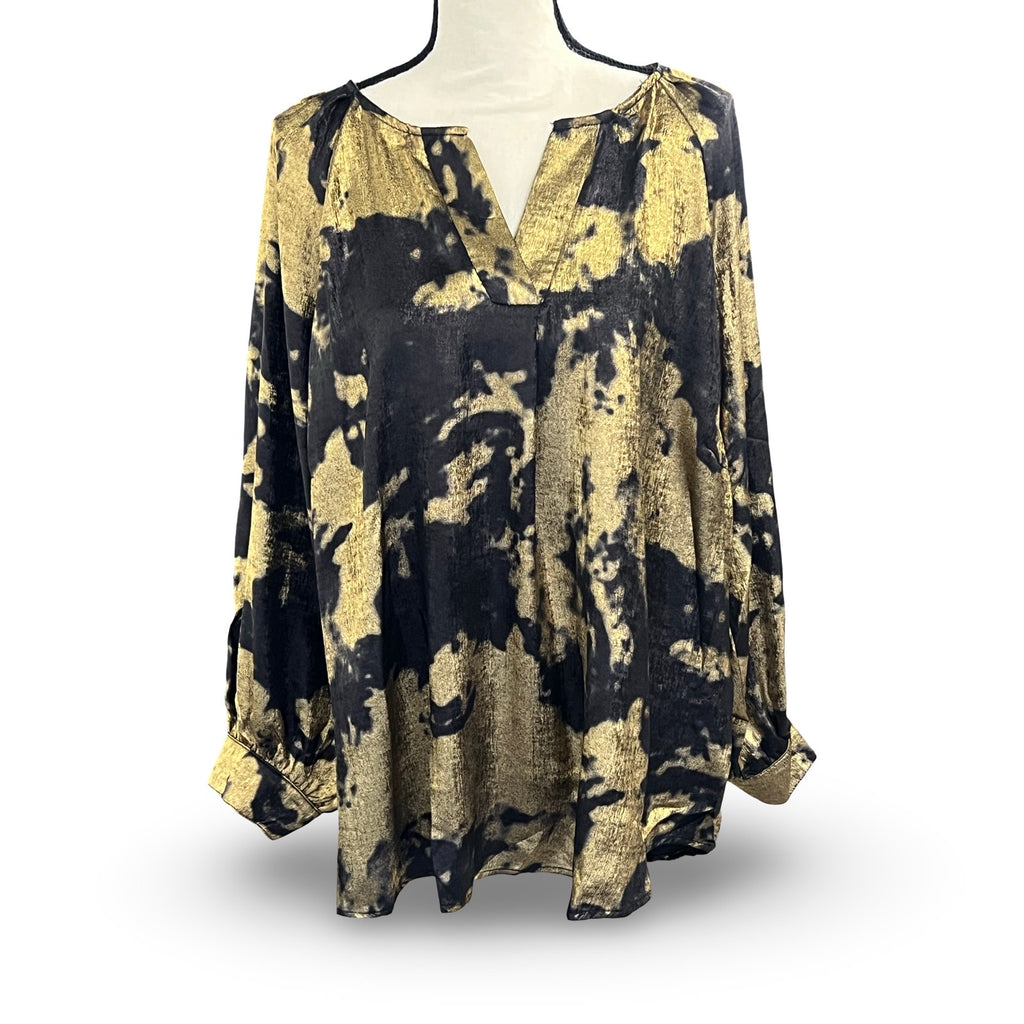 "Amanda" Metallic Blouse, 2 colors