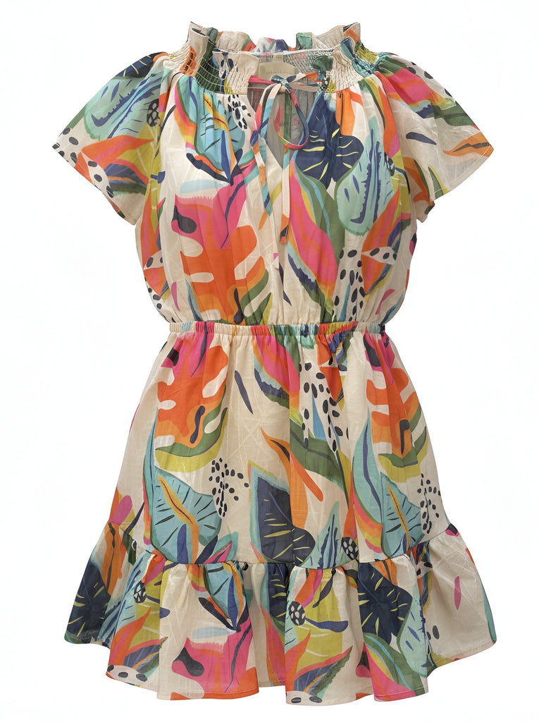 "Amanda" Tropical Dress - The Katie Grace Boutique
