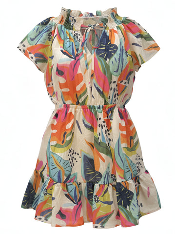 "Amanda" Tropical Dress - The Katie Grace Boutique