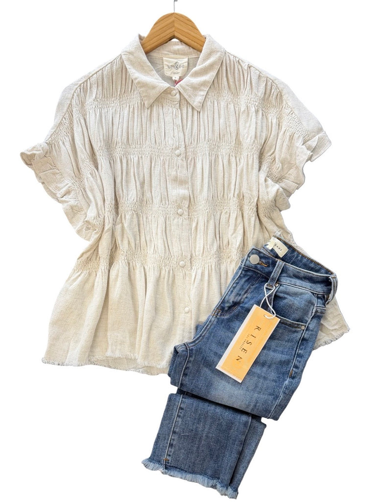 "Emily" Linen Top
