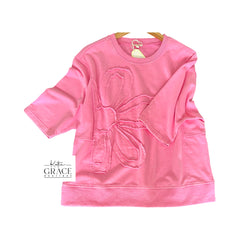 "Kylie" Applique Pullover - The Katie Grace Boutique