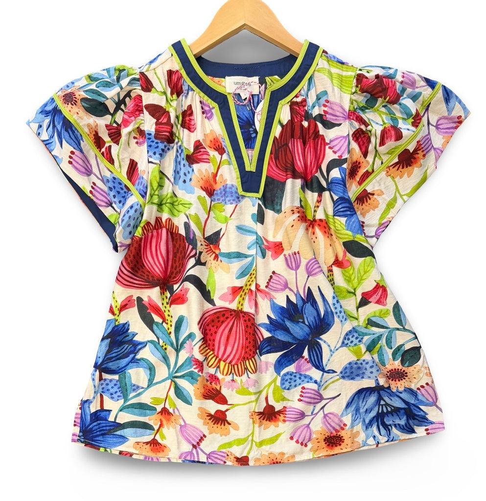 "Meadow" Floral Blouse - The Katie Grace Boutique
