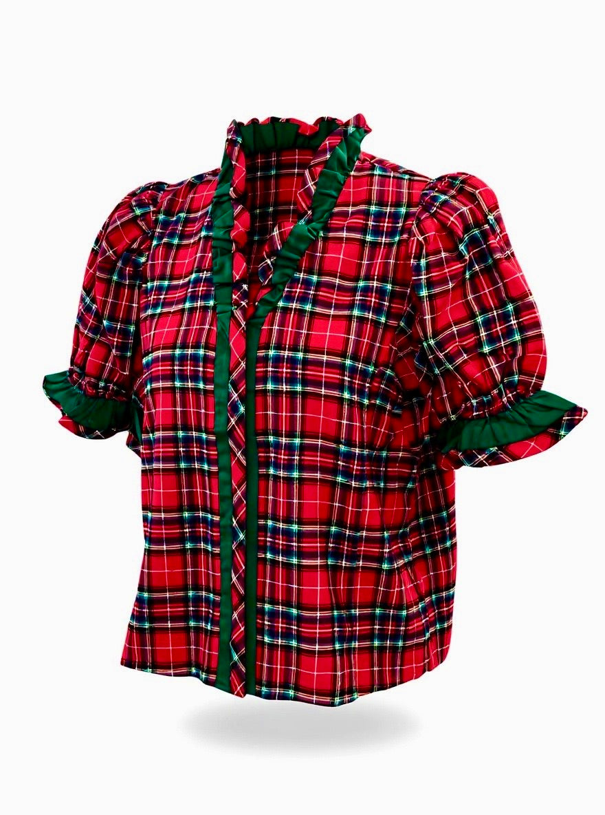 "Holly" Ruffled Blouse