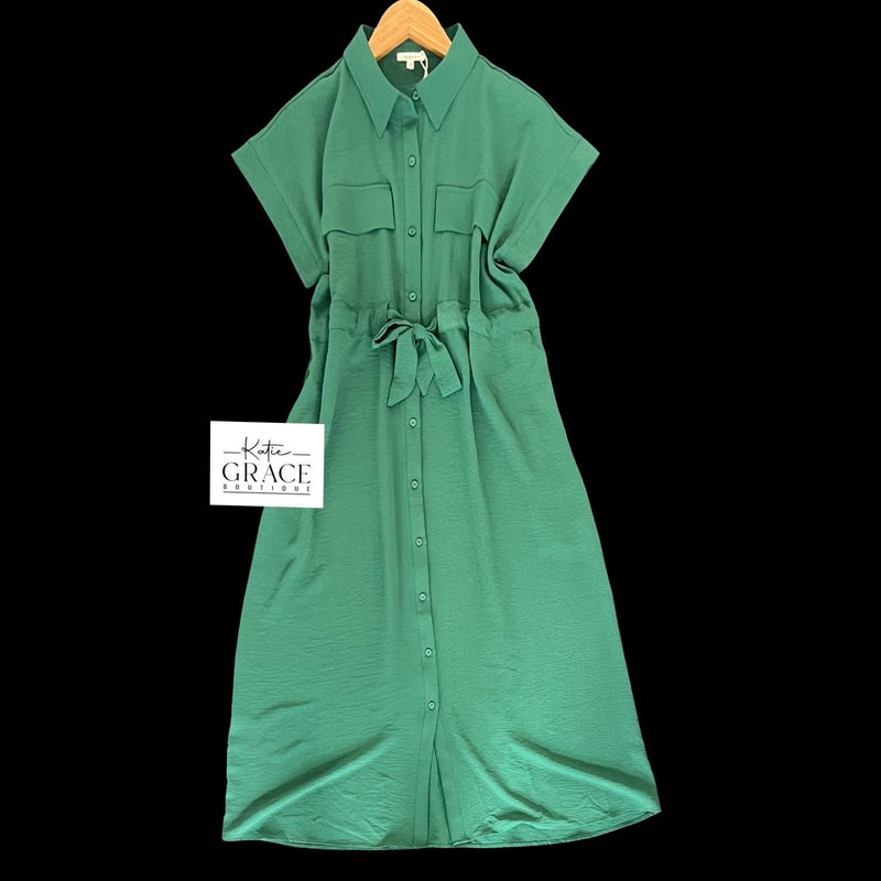 "Tiffani" Button Down Dress