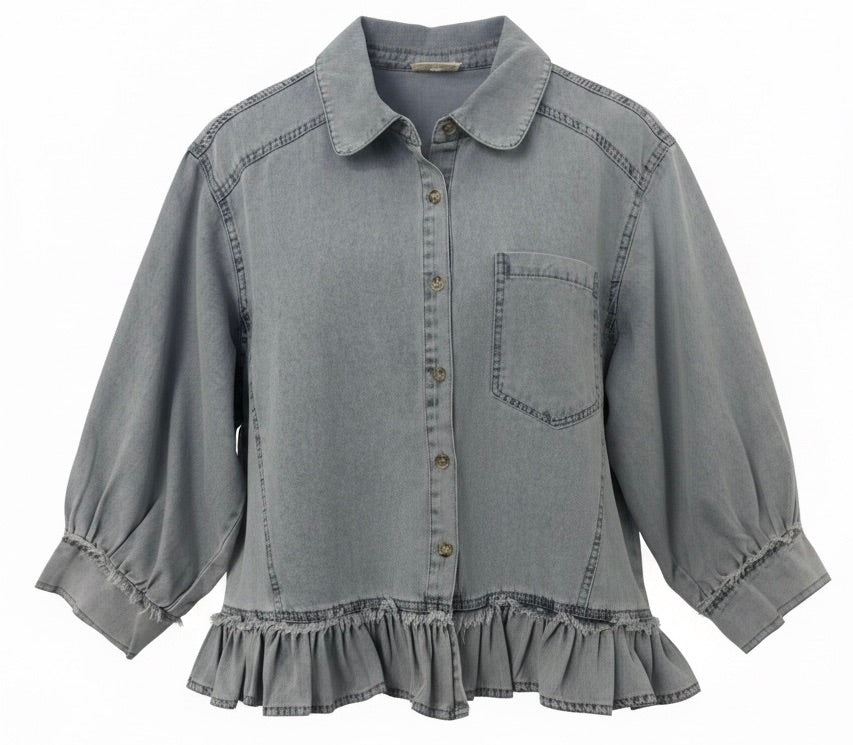 "Taylor" Denim Top